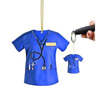 Decorazione per interni auto ciondolo decorativo riflettore specchietto retrovisore auto accessorio creativo a forma di infermiere decorazione specchio lucido | bellissimo ciondolo auto per poi