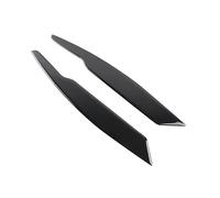 Decorazione per Interni Auto Per Per Passat B6 3C 2005 2006 2007 2008 2009 2010 Adesivo Per Rivestimento Del Sopracciglio Del Faro Dell'auto(Bright Black)