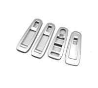 Decorazione per Interni Auto Per Peugeot 308 T9 2014 2015 2016 2017 2018 SW copertura protettiva cromata per pulsante alzacristalli in ABS.