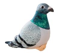 Decorazione per la casa del Giocattolo della Colomba realistica Morbida dell'animale farcito Realistico della Peluche del Piccione da 7, 87 Pollici