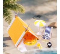 Decorazione per la casa delle bambole in miniatura da spiaggia 1:12 oggetti