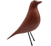 Decorazione per la casa di metà secolo a forma di uccello, scultura a forma di colomba per ufficio, casa, decorazione artistica, idea regalo (colore legno)