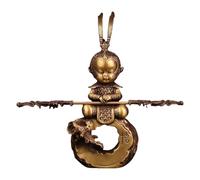 Decorazione per la casa Feng Shui Statua Wukong in Rame Puro Statuetta del Re Scimmia Statua del Viaggio di Sun Wukong in Occidente Ottone 3,9 * 2,8 *