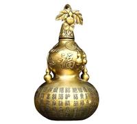 Decorazione per la casa Feng Shui Zucca in Ottone Statua Wu Lou Scultura Decorativa Feng Shui in Rame 13,78 * 13,78 * 26,77 Pollici 43 libbre