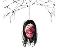 Decorazione per la casa incantata, testa di accessorio per Halloween, parte del corpo, texture realistica, decorazione labirinto, terrore, fuga room, teatro, produzione