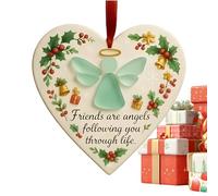 Decorazione per la casa per le donne amiche - Ciondolo amicizia a forma di cuore | Decorazione per la casa per finestra, porta, ingresso, portico, vacanze invernali, giorno del ringraziamento, festa