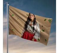 Decorazione per la casa per uomo donna indossa camicetta tradizionale ricamata. Bandiera piscina accessori bar roba per uomo caverna (120 x 180 cm)