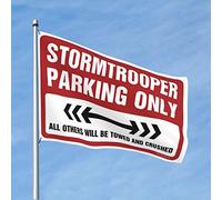 Decorazione per la casa Uomini Stormtrooper Solo Parcheggio Bandiera Patio Accessori Bandiere per Camera Ragazze adolescenti (Dimensioni: 30 x 45 cm)