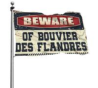 Decorazione per la porta della camera da letto Beware Of Bouvier Des Flandres bandiera per stanza DecoFor Men Bandiere per i ragazzi (152 x 244 cm)