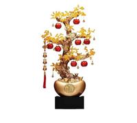 Decorazione per la scrivania, Albero dei soldi Feng Shui, albero di cristallo for soggiorno, della fortuna, cachi e citrino, ornamenti da pavimento, grandi decorazioni, bonsai for inaugurazione casa