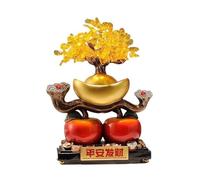 Decorazione per la scrivania, Albero dei soldi Feng Shui di cristallo, for soggiorno Ricchezza Fortuna Decorazione Ruyi bonsai