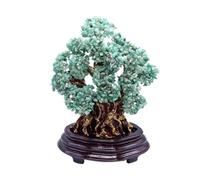 Decorazione per la scrivania, Ornamenti da tavolo in cristallo for albero della fortuna, dei soldi Feng Shui, decorazioni for soggiorno e ufficio, bonsai in(Green)