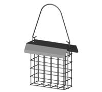 Decorazione per l'alimentazione degli da esterno, grande supporto per suet, spazioso serbatoio, attrattore artistico da appendere, costruzione resistente alla pioggia, elemento visivo