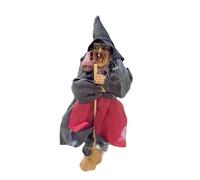 Decorazione per le streghe spaventose Il design leggero semplifica il portare alle feste a tema di Halloween. Talk N Witch Decoration con occhi luminosi e funzioni di attivazione del suono per la deco