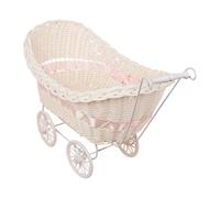 Decorazione per passeggini a maglia, centro carrozza - Cestino per matrimoni rustico fatto a mano | Contenitore leggero estetico per decorazioni di nozze - gite di picnic, giardino D