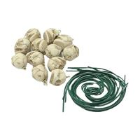 Decorazione per piante di Halloween, 12 pezzi, realistico, gotico, teschio, decorazione per giardino, vaso di fiori e bonsai, per giardino, cortile, prato, bonsai, interni ed esterni, feste