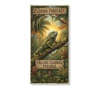 Decorazione per porta con iguana tropicale, decorazione per porta d'ingresso, decorazione per interni ed esterni, per vacanze estive 91 x 183 cm
