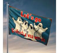 Decorazione per porta della stanza, bandiera Let'S Go Trick-Or-Treating! Bandiera per camera da letto (60 x 90 cm)