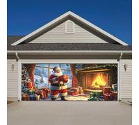 Decorazione per porta di Natale, 2 striscioni di Natale per il garage: date questo Natale una dichiarazione festiva con il nostro striscione da garage, perfetto per festeggiare il periodo natalizio