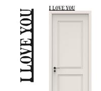 Decorazione per porta di San, con scritta "I Love You", decorazione da parete con cornice per porta d'angolo, per coppie, moglie, marito, fidanzato, fidanzata