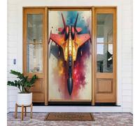 Decorazione per porta dipinta con stampa di caccia n. 7, decorazione per interni ed esterni, primavera, estate, autunno, inverno, Halloween, Natale, decorazioni per la casa