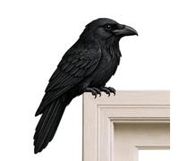 Decorazione per porta, realistica, rustica, leggera, decorazione da parete | Chickadee Cornice per porta ad angolo per porta, ingresso, corridoio, portico, patio, giardino, cabina, libreria C