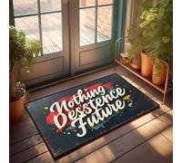 Decorazione per portico anteriore della fattoria abbraccia il tuo futuro non convenzionale: una visione audace per domani zerbino decorazione per bar per la casa per uomini (50 x 80 cm)