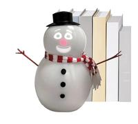 Decorazione per pupazzo di neve invermanti - Figurina di Natale in resina per il fascino invernale, calore stagionale con funzione di canto, statua delle vacanze per la camera da letto per scaffali pe