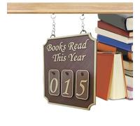 Decorazione per scaffale per libri estetica, elegante decorazione per libreria, libri leggi 'anno, fino a 999, ornamento moderno per uomini, studio, lettore, biblioteca, casa, donne, soggiorno
