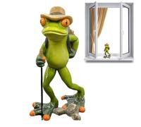 - Decorazione per scultura da tavolo, ornamenti creativi | Decorazione da tavolo in resina, piccola figura rampicante, statua | Crea una scultura animale con una borsa come decorazione per la casa