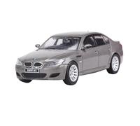 Decorazione Per Spazio Espositivo Da Tavolo Per Modello Di Auto In Lega BMW M5 E60 In Scala 1:64 Macchinine Mini Auto(Gray)
