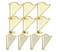 Decorazione per strumento musicale Decorazione in miniatura per arpa 10 pezzi