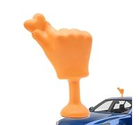 Decorazione per tetto auto | Decorazione per auto 3D con mano che trema | Ornamenti decorativi il tetto con gesti 3D che scuotono | Statua gesto, adesivo casco, modello di mano uomo e donna