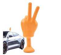 Decorazione per tetto auto | Decorazione per auto 3D con mano che trema | Ornamenti decorativi il tetto con gesti 3D che scuotono | Statua gesto, adesivo casco, modello di mano uomo e donna