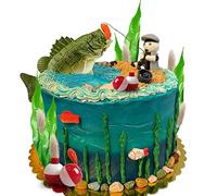 Decorazione per torta da pesca andata Pescatore e feste a tema pesca