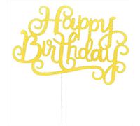 Decorazione per torta di compleanno con scritta "Alles Gute zum Geburtstag"