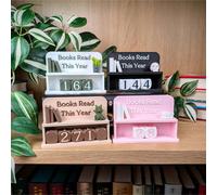 Decorazione per tracciare il progresso della lettura di libri in 3D - Aiuta a visualizzare gli obiettivi e i progressi di lettura, accessorio letterario per amanti dei libri, display funzionale per bi