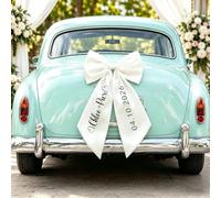 Decorazione Personalizzata Per Auto Da Matrimonio Con Grande Nome E Data