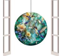 Decorazione piatta del, Ornamento ' acrilico - Festa della mamma Hummingbird 2D Ornament acrilico,Esprime gratitudine di arte piatta all'aperto per gli amanti degli per la