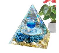 Decorazione piramidale, Artigianato Spirituale In Resina Di Design Del Mondo , Decorazione Della Sala Di Meditazione, Per Uomini, Anziani E Amanti Di Yoga Per La Casa, Il Luogo Di Lavoro