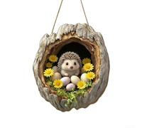 Decorazione primaverile a forma di coniglietto pasquale, realizzata in legno e acrilico, per decorare la casa e le feste stagionali (GJ831-011)
