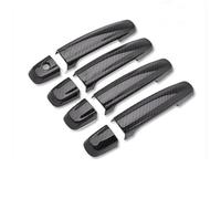 Decorazione Protettiva Copri Maniglia Porta Cromata Accessori In Fibra Carbonio Per Suzuki Per Swift Per Vitara Per S-CROSS 2012-2018(Style 3)