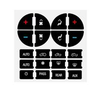 Decorazione Pulsanti Compatibile Con Buick Per Enclave Per CXL 2006 2007 2008 2009 2010 2011 2012 Adesivi Per La Riparazione Dei Pulsanti Del Climatizzatore E Dell'impianto Stereo