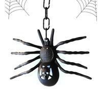 Decorazione ragno di Halloween con LED - Spider luminoso per dentro e fuori | Raccapricciante per la casa e il giardino | Efficace giardino di illuminazione di Halloween al di fuori del tavolo del