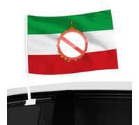 Decorazione resistente a tutte le condizioni atmosferiche - Bandiera per veicoli con motivo animale, bandiera per finestra per veicoli, per SUV berlina camion pendolari viaggi avventura guida in città