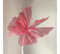 Decorazione romantica per matrimoni, decorazione 3D a forma di farfalla, con palo e base, per lo styling di eventi e luoghi (base)