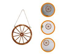 Decorazione rustica della ruota del carro Decorazione da appendere alla parete