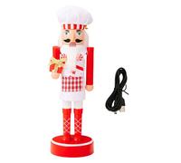 Decorazione Schiaccianoci Natalizia Dipinta A Mano con Colori Vivaci