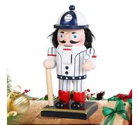 Decorazione Schiaccianoci - Schiaccianoci Calciatore e Giocatore di Baseball Soldato Modelli Decorativi da Casa 15 Cm | Figura Collezionabile per Desktop Tavolo Libreria Centrotavola Festività
