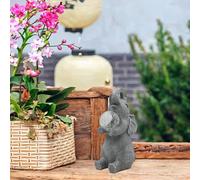 Decorazione solare da esterno a forma di elefante, unica, con luce solare